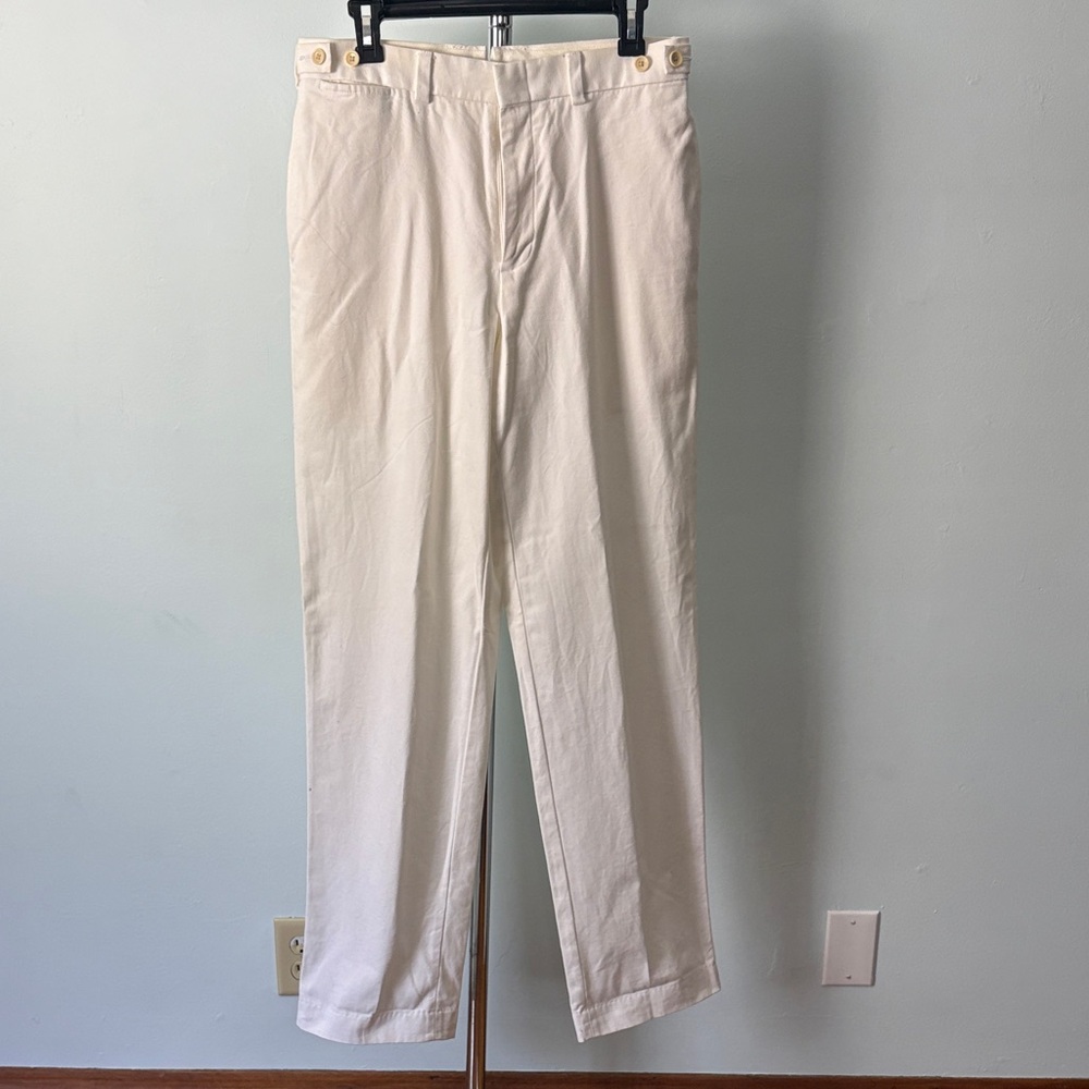 Lands' End Men's White Chinos 31x34